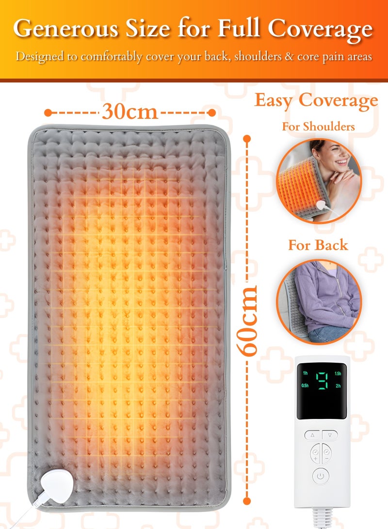 MODANOIR Heating Pad for Period Pain Relief & Back Pain Premium Hot Compress Heat Pad with 4 Auto Shut off Timers & 9 Heat Settings, Washable Warm Compress Heating Pads for Periods, Legs, Waist & Abdomen - Image 2